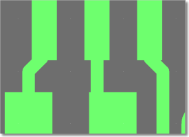 BAE Version 6.6: Autorouter - SMD-Pinanschlußrouting bevor BAE V6.6