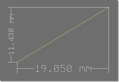 BAE Version 6.6: Layout Editor - Drawing Utilities: Horizontal/Vertical Measuring Function