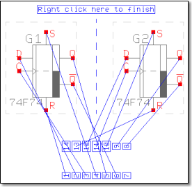 BAE Version 6.6: Schematic Editor - Edit Symbol Logic: Pin Assignments graphically